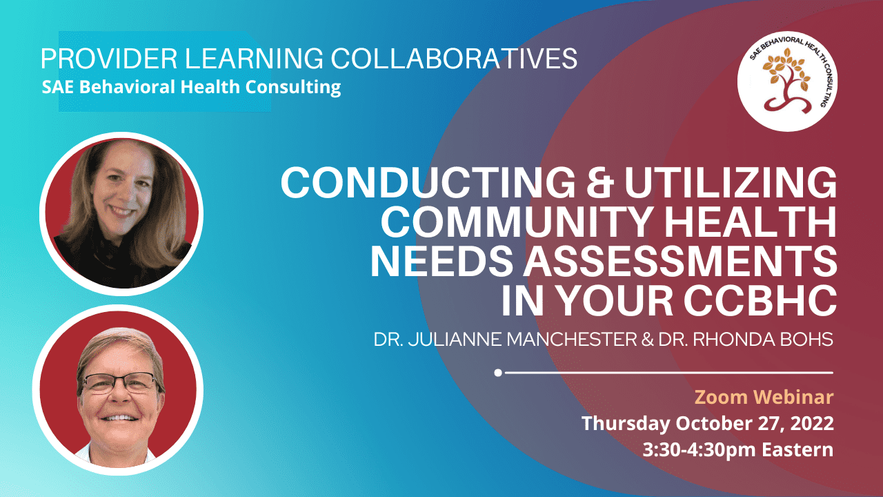 Conducting And Utilizing Community Needs Assessments In Your CCBHC ...